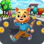 pet cat & mouse endless runner android application logo